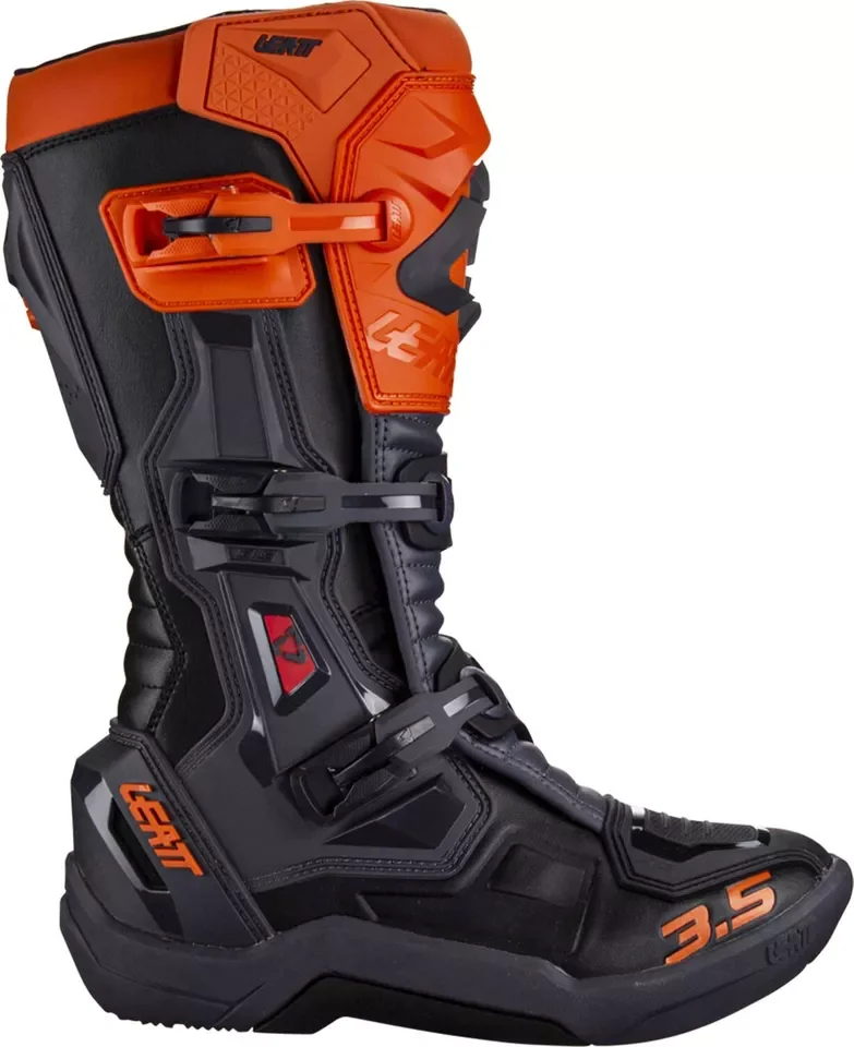 Bota Leatt 3.5 Laranja/Preto - Spinelli Motos Boutique